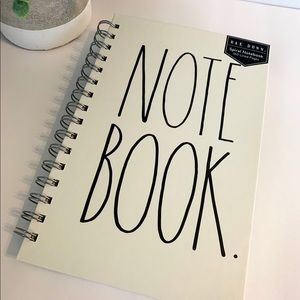 Rae Dunn Spiral Notebook “Note Book”